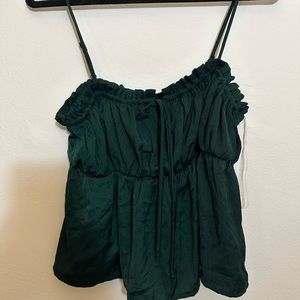American Eagle Green tank top never worn NWOT